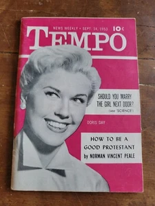 Tempo News Weekly September 14, 1953 Digest Doris Day & Adlai Stevenson Cover - Bild 1 von 7