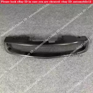 Carbon Fiber Front Bumper Mesh Grille Fit For 2005-2005 Infiniti G G35 2Dr Coupe - Picture 1 of 11