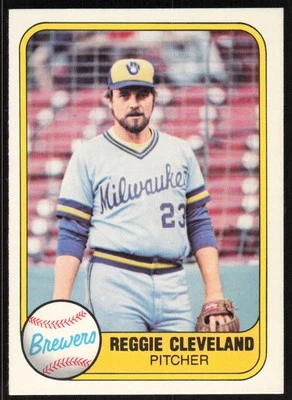 1981 Fleer #523 Reggie Cleveland - Image 1 of 2