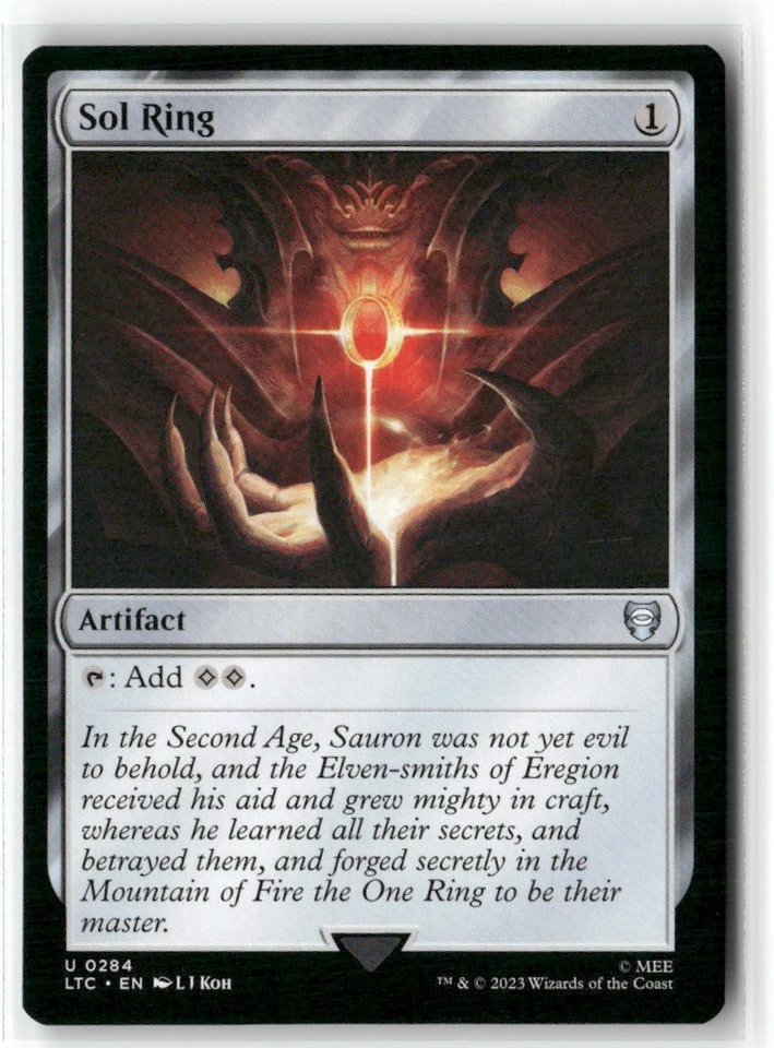 Sol Ring Commander: the Lord of the Rings: Tales of Middle-Earth Regular - Image 1 of 1