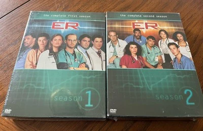 ER The Complete Seasons 1 & 2 Box Sets • TV Medical Drama Series New SEALED - Image 1 of 2