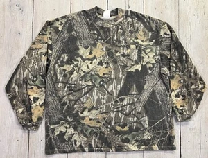 Camiseta De Colección Jerzees Exterior Roble Mossy Camuflada Manga Larga Bolsillo Para Hombre’s 2XL - Imagen 1 de 4