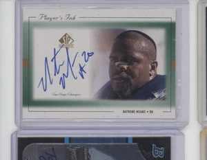 1999 SP AUTHENTIC PLAYERS INK NATRONE MEANS AUTOGRAPH SAN DIEGO CHARGERS MINT - Picture 1 of 1