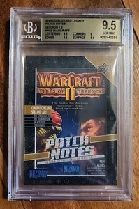 BGS 9.5 2023 Blizzard Legacy Collection Parche Notas Warcraft II (PSA 10) - Imagen 1 de 2