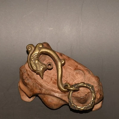 Collection Antique Pure Copper Dragon Keychain Zodiac Auspicious Dragon Ornament - Image 1 of 4