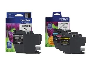 Genuine LC3013BK, LC30133PKS High Yield Black, Cyan, Magenta and Yellow Ink C... - Picture 1 of 3