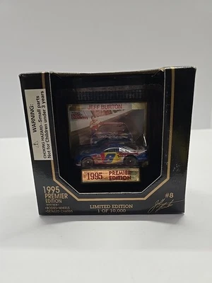 Coche NASCAR #8 Jeff Burton Racing Champions 1995 edición Premier 1:64 nuevo en caja Foto 1 de 4