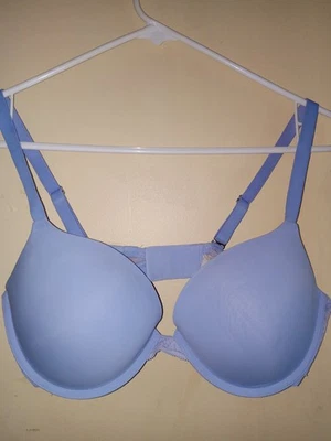 Sujetador acolchado On Gossamer púrpura lila con aros 34DD encaje Foto 1 de 4