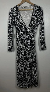 Abito donna Diane von Furstenberg for Target avvolgente taglia small nero bianco - Foto 1 di 9
