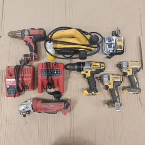Dewalt Milwaukee Powertool Bundle Job Lot Spares or repair - Picture 1 of 14