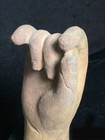 Authentic huge ancient Khmer sandstone hand/wrist 12-13th c CAMBODIA/SE Asia