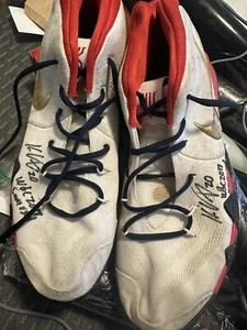 Kennys Vargas Signed Game Used 2017 WBC Puerto Rico Team Rubio Practice Shoes  - Picture 1 of 2