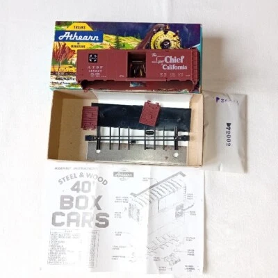 ATHEARN HO BOX "40 - kit montaggio - cod. 5017 - SANTA FE' SUPER CHIEF -anni '90 - Imagen 1 de 4