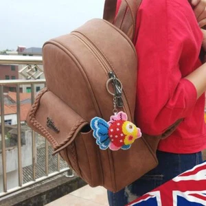 2/5Pcs Cute Cartoon Handmade Beads Cross Stitch Keyring Kit Gift for Friends - Picture 1 of 9