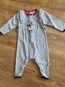 Catimini Girl’s One-Piece Romper Sweater- like 12 months - Picture 1 of 13