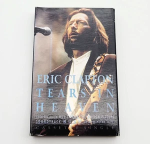Eric Clapton Tears In Heaven Tracks and Lines Cassette Single  Movie RUSH 1991  - Picture 1 of 4
