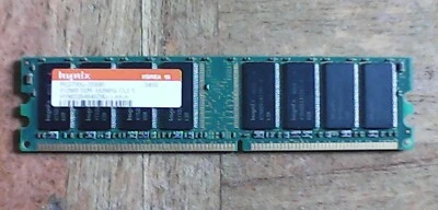 Hynix DDR1 RAM PC2700U 333MHz CL2.5 HYMD264646D8J-J AA-A  PC Memory - Image 1 of 3