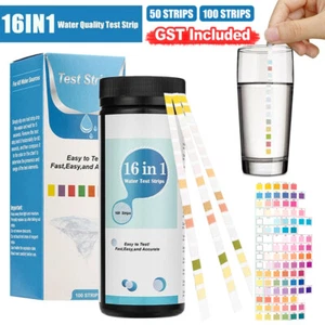 Home Water Quality Test for Tap Easy Use 16 in 1Drinking Water Test Kit Strips - Picture 1 of 16