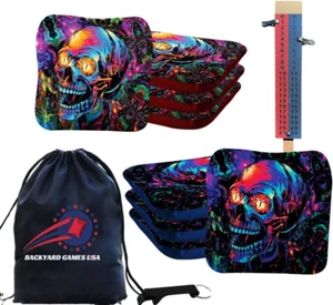 Tournament Cornhole Bags Sets of 8 Regulation Professional, Tournament Slick N S - Picture 1 of 5