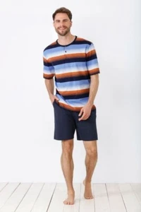 Hajo Herren Shorty Schlafanzug kurz Premium Cotton 53835 Gr. 52 - Bild 1 von 2