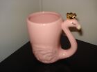 MODERN GORMET FOODS tall Pink Crowned Swan Coffee Mug