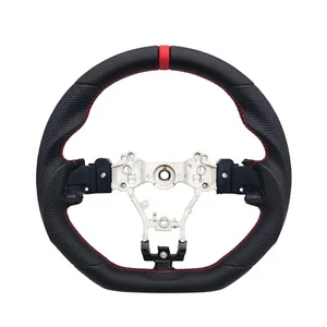 REVESOL Black Sport Steering Wheel 3D Red Ring for 2015-2021 SUBARU STI WRX S209 - Bild 1 von 5