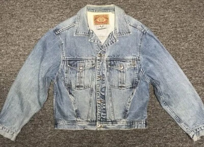 Jaqueta jeans feminina vintage Santana tamanho médio (3) - Imagem 1 de 4