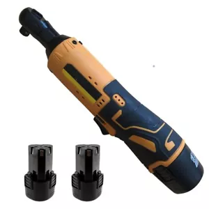 Set di strumenti chiave elettrica senza fili 3/8"" 12 v 90° cricchetto angolo retto - Foto 1 di 15