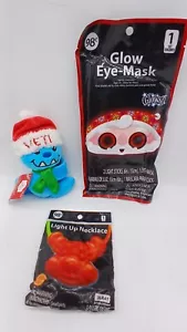 Bracciale Schiaffo Abbracciatore Polso Yeti Blu Illumina Occhiali Babbo Natale Collana Renna - Foto 1 di 20