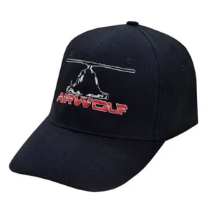 Gorra de béisbol Airwolf bordada años 80 The Series retro helicóptero - Imagen 1 de 1