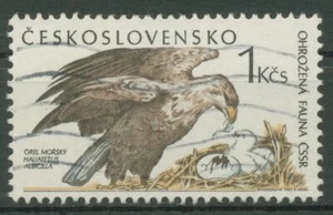 Checoslovaquia 1989 protección natural aves águila marina 3006 sellado - Imagen 1 de 1