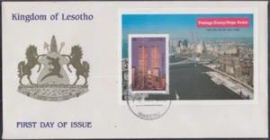 LESOTHO Sc #937 FDC TWIN TOWERS - WORLD TRADE CENTER - Picture 1 of 1