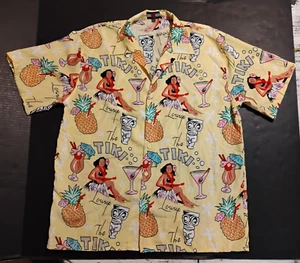 Vintage Scorpio USA Hawaiihemd Herren XXL Tiki Lounge gelb - Bild 1 von 8