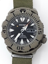 Seiko Monster srp 307j1 4r36 cassa Cerakote
