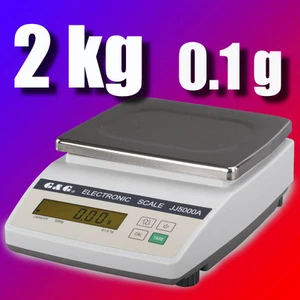 G&G JJA 2kg/0,1g Präzisionswaage Laborwaage Industriewaage Feinwaage