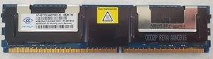 NANYA NT4GT72U4ND2BD-3C PC2-5300F DDR2 667 4GB 2Rx4 FBDIMM - Picture 1 of 1