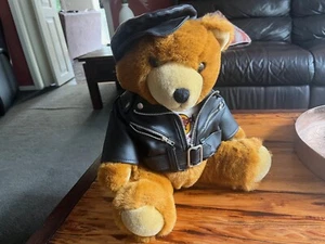 Hard Rock Cafe Melbourne Australia Biker Bear VGC - Bild 1 von 9