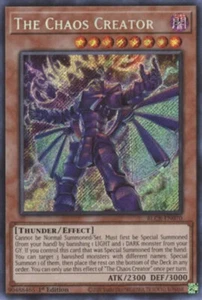 x1 The Chaos Creator - BLCR-EN070 - Secret Rare - 1st Edition Yu-Gi-Oh! M/NM - Picture 1 of 1