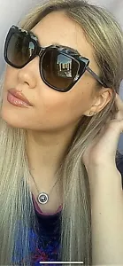 Gafas de sol para mujer Fendi FFCU187/SDX 53 mm negras grises de gran tamaño Italia - Imagen 1 de 12