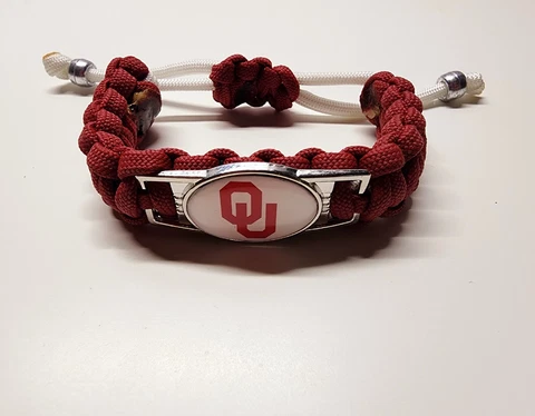 Oklahoma Sooners Adjustable Bracelet Sports Fan Apparel & Souvenir College NCAA Cover