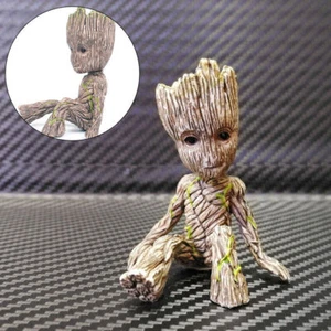 6CM Groot Figure Guardians of The Galaxy Baby Pen Flowerpot Pot Toy Gifts New UK - Picture 1 of 12