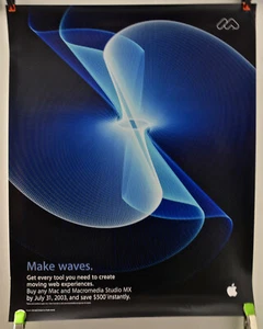 Apple "Make waves." poster from 2003 - Picture 1 of 2