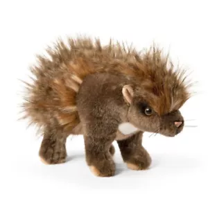 Puercoespín juguete de peluche suave 10,5"/27 cm de largo animal de peluche por Living Nature - Imagen 1 de 3