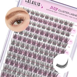 Wimpern Einzeln 132 Stück DIY Cluster D Curl Wimpernverlängerung Volume - Bild 1 von 2