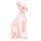 Simulated Cat Toy Animal Toys Static Solid Model Hairless Pet