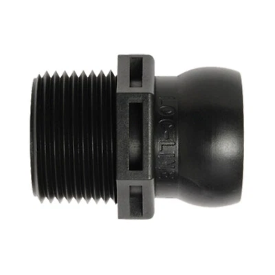 Conector NPT Loc-Line 3/4" Adaptador 3/4" para Plomería Loc-Line Parte 69545-BLK Foto 1 de 3