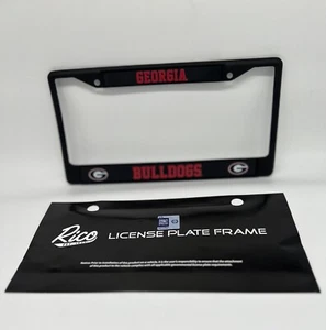 University of Georgia Bulldogs schwarz Metall Nummernschild Rahmen - Bild 1 von 5