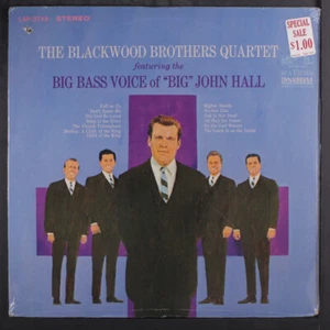 BLACKWOOD BROTHERS: the big voice of big john hall RCA 12" LP 33 RPM Sealed - Picture 1 of 2