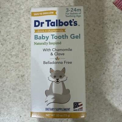 Dr. Talbot's Baby Tooth Gel for Sore Gums Naturally Inspired 10/2026 NEW  - Image 1 of 4