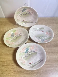 Set of 4 Johnson Bros Cherry Trees Bowls –Hand Engraved – 1940s England –Vintage - Picture 1 of 8